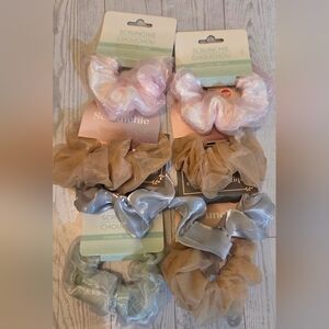 Sheer Scrunchies Set of 8